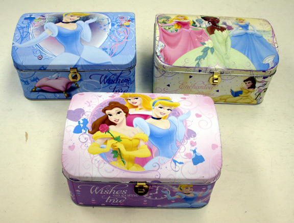 Princess Treasure Chest Tin Party Favors-