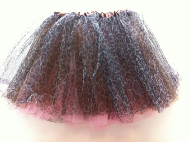 Cheetah Pink Reversible Tutu-Cheetah Pink Tutu