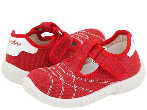 Naturino Red Canvas Shoes size 21 (6 Toddler)-Naturino girls shoes 
