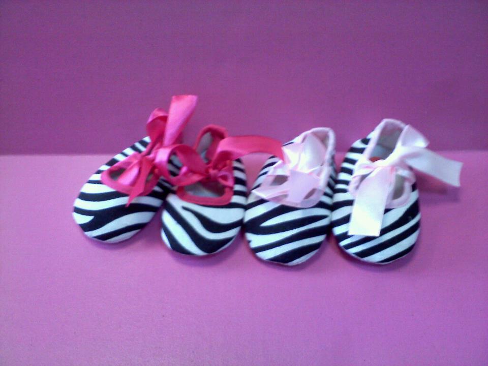 Zebra Crib Shoes-
