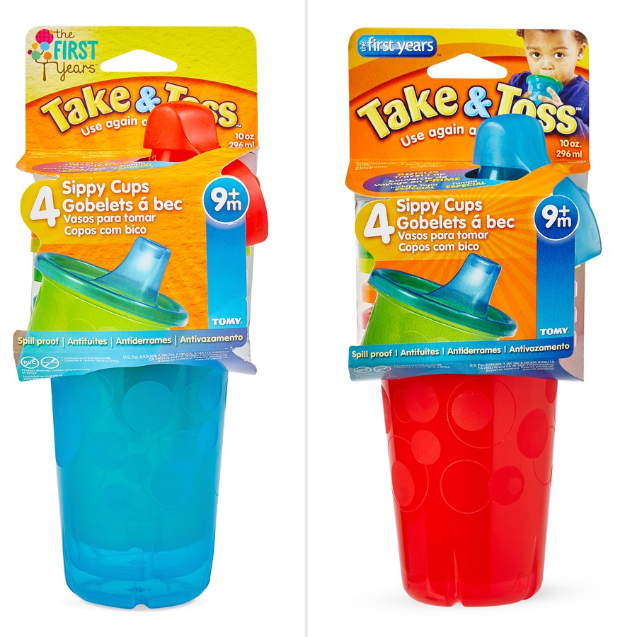 Take & Toss Spill Proof Sippy Cups-